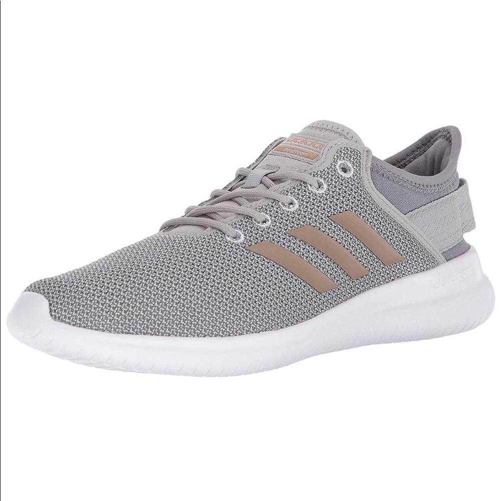 Gray adidas cloudfoam sneakers